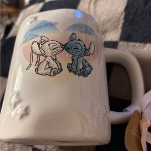 Disney Mug with Blue and Pink Characters